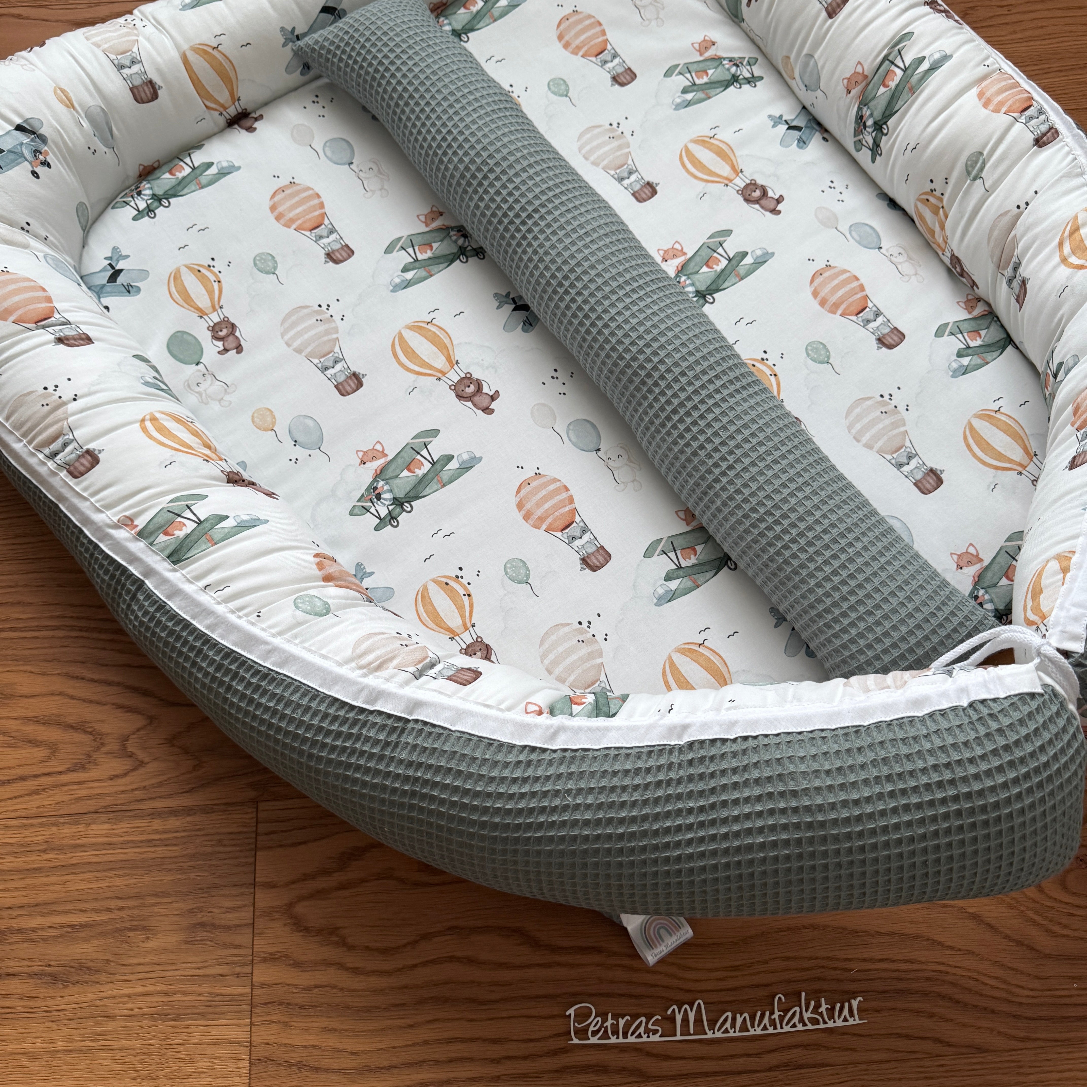 Zwillingsnestchen "fliegende Kuscheltiere"